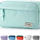 Sooez Original High Capacity Pencil Case, Big Pencil Bag Pouch Box Organizer Pen Case, Aesthetic Supply for Girls Adults, Portable Journaling Supplies with Easy Grip Handle & Loop, Mint Green, Large