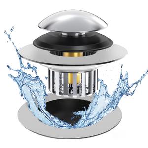 Universal Tub Stopper Bathtub Drain, Drain Hair Catcher and Cover, Pop Up Tub Stopper Bathtub Drain Plug Cover Replaces Bath Tub Lift and Turn, Tip-Toe and Trip Lever Bathtub Drains (Silver)