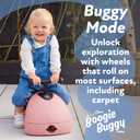 Nuby Boogie Buggy 3-in-1 Scooter for Kids - Walker, Scooter & Caster Board - Indoor & Outdoor Ride-On Toy for Ages 12+ Months - Green