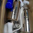 2.5 Inch Valved Muffler Exhaust Cutout with Muffler Cat Back Exhaust System Kit (2pcs)