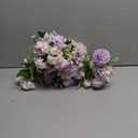 Tigeen Artificial Flowers Artificial Peonies Silk Flowers Faux Peony Fake Peony Silk Hydrangea Bouquet for Wedding Table Centerpiece Floral Vase Decor(Light Purple,12 Bundles)