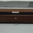 Cordless Room Darkening Venetian Blind - 48 Inch Width, 64 Inch Length, 2" Vinyl Slat Size - Mahogany - GII Luna Light Filtering Horizontal Mini Windows Blinds for Interior by Achim Home Decor