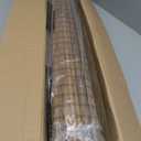 UNISHADES Cordless Bamboo Roman Shades for Windows, Blinds Size (30.5" W 48" H) Colour (Highfield Teak)