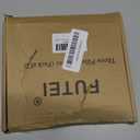 FUTEI Camel Chenille Throw Pillow Covers 16x16 Inch Set of 2,Soft Wide Chevron Textured Cushion Case,Farmhouse Home Decor for Couch Bed Living Room