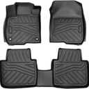 Custom Fit for Floor Mats Honda HRV 2023 2024 2025 All Weather Protection TPE Black Heavy Duty Non-Slip Waterproof 3D Car Mats Floor Liners Interior HR-V Automotive Accessories
