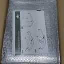 2 Pcs Cabinet Organizer Shelf, Stackable Kitchen Counter Shelves, Spice Rack,Countertop Organizers, Clear Plastic Storage Shelves Rack for Makeup,Bathroom,Cupboard,Desk,Pantry Organization