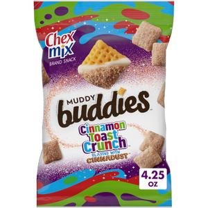 7 x Chex Mix Muddy Buddies Cinnamon Toast Crunch Snack Mix, 4.25 OZ (EXP 01/06/26)