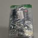 Black Screw Hooks with Safety Lock 2.3" Rustproof Metal Ceiling Hooks for Hanging Plants, Baskets,String Lights & Outdoor Decor, 40LB Capacity (40, Black)