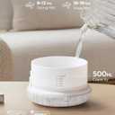 InnoGear Aromatherapy Diffuser & 10 Essential Oils Set, 500ml Essential Oil Diffuser with Remote Control Mother's Gift Ultrasonic Cool Mist Scent Humidifier Vaporizer Auto-Off Timer for Home, White