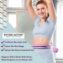 2 x Swiss Activa+ S2 XXL Smart Hula Hoop Adult - Up to 47in for Plus Size XXL - Won't Fall Off - Weight Loss Hoop for Women - Smart Fitness Hula Hoop with Weight