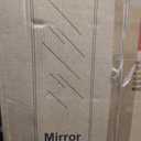 Frameless Mirror Full Length 51"x16" | Wall Mount Mirror Full Length Beveled Edge Rectangle Mirrors Large Wall Mirror for Bedroom Bathroom Living Room