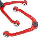 Front Upper Suspension Control Arm and PU Bushings for 1999-2006 Chevy Silverado GMC Sierra 1500, 2000-2006 Suburban 1500 Tahoe Yukon/Yukon XL 1500, 2002-2006 Avalanche 1500 Cadillac Escalade/Ext (2PC)