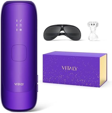 IPL Laser Hair Removal Device For Women: Permanent Hair Removal With Ice-Cooling Care Function, to 999,999 Flashes Nearly Painless & Long-Lasting Results For Fast Full Body, Holiday Gifts