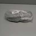 SHIBEVER Women's Slippers Fuzzy Open Toe Slip On Indoor House Shoes Comfy Bedroom Women Slippers (7.5-8, 71 Black)