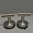 Amazon.com: DGYB Large Suction Cup Hooks - Set of 2 Brushed Nickel Towel Hooks for Bathrooms - Stainless Steel Suction Shower Hooks - 15 Lb Removable Wall Hooks for Hanging Heavy Duty : Home & Kitchen