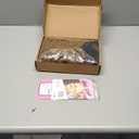 Ombre Honey Blonde Braided Wigs Full Lace with Baby Hair Box Braids Wig for Black Women with Babyhair 360 Double Lace Natural Wavy Pre Braided with Square Design Black Root 16 inch