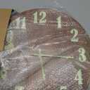 jomparis 16 Inch Wooden Wall Clock Glow in The Dark Farmhouse Decor Clock for Living Room