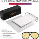 AIEYEZO Oversized Aviator Sunglasses Women Men Fashion Retro Big Frame Sun Glasses Designer Ladies Shades
