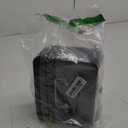 KYODOLED Cash Box with Combination Lock Safe Metal Money Box with Money Tray for Security Lock Box 7.87"x 6.30"x 3.35" Black (Medium)