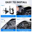 F3 Driver Drink Holders Left+Right Side Ajustable Water Bottle Holders for Can Am Spyder F3/F3-S/F3-L/F3-T 2015+ Models Cup Holder Accessories