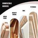 2 x 90 Degree V Groove Router Bit 1/4" Shank, 1" Cutting Diameter x 13/16" Cutting Depth, Carbide Tipped V-Groove Router Bits for Grooving Woodworking