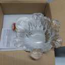 Semi Flush Mount Ceiling Light,Hallway Vintage Lights Fixture Ceiling Transparent 11" E26 Vintage Light Fixtures for Closet Hallway Kitchen Dining Room