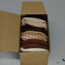 Baby Wool Floor Socks Soft Winter Warm Thick Non slip Toddler Boys Girls Crew Neck Socks 6 pairs (0-12 Months, Solid Color E)