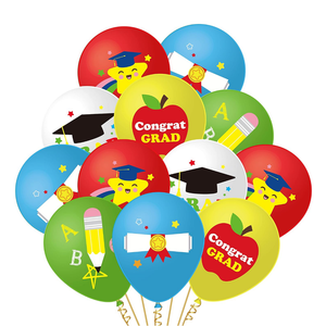 WATINC 50pcs Kindergarten Preschool Graduation Party Balloons, Class of Congrats Grad Celebration Party Decoration Supplies, Graduate Latex Balloon Prom Favor for Kids Classroom Decor 12 Inch