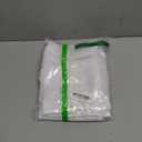 Chyhomenyc Light Filtering Short Curtains 36 Inch Length, Small Kitchen Curtain Tiers Over Sink, Half Window Cafe Curtain Tier for Bathroom Basement Cabinet Camper, 2 PCS, Each 30" Wx36 L, Pure White