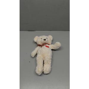 11.4 Small Teddy Bear with Heart Cute White Teddy Bear Stuffed Animals Soft Stuffed Bear Plush Bear Plushie Toys Gifts for Girlfriend Boyfriend Kid