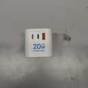 Universal Travel Adapter, International Travel Plug Adapter with 2 USB-C(PD 20W)  1 USB-A Ports, All in One Portable Adaptor, for USA, UK, EU, AU  224+ Countries (White) US