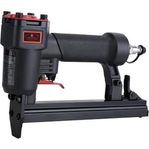 AEROPRO Tools 7116A 22 Gauge Air Stapler Pneumatic Staple Gun, 3/8 Inch Crown 1/4-Inch to 5/8-Inch Upholstery Stapler for Upholstering, Woodworking and DIY Projects