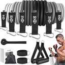 Zacro Resistance Bands for Working Out, 270 LBS Heavy Exercise Bands with Handles for Heavy Resistance Training, Home Gym Workout, Men/ Women