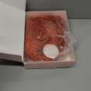 ENTRANCED STYLES Copper Red Straight Wig with Bangs Long Giner Wigs for Women 22inch Synthetic Cosplay Party Wig Wear (Orange Ombre)