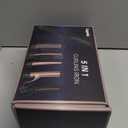 5 in 1 Curling Iron with Thermal Brush and 4 Interchangeable Ceramic Barrels(1/2 to 1 1/2 inch), Curling Wand Set with Flat Iron, Fast Heating, Dual Voltage Hair Curler, Gifts for Women (Rose Gold)