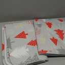 ArtSocket Christmas Bathroom Rugs and Mats Set 2 Piece, Christmas Tree Rugs Non Slip, Winter Absorbent Microfiber Memory Foam Bath Mat Machine Washable Bathroom Floor Mats