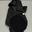 Back Brace Posture Corrector for Women & Men - Elastic Shoulder Straps, Full Back Support, Upper/Lower Pain Relief - Scoliosis, Hunchback (Medium, Black & Gold)