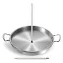 DAKOS Upgraded Thicken Stainless Vertical Skewer Griddle, Barbecue Grill Stand, Vertical Skewer Grill, Great for Tacos Al Pastor, Tacos, Whole Chicken (15.27 x 13.39 x 2.83)