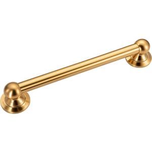 Heavy Duty ADA Grab Bar for Seniors - 16/24/32 Inch Stainless Steel with Reinforced Plastic Base, 500lb Capacity Safety Rail (Matte Gold, 16 inch)