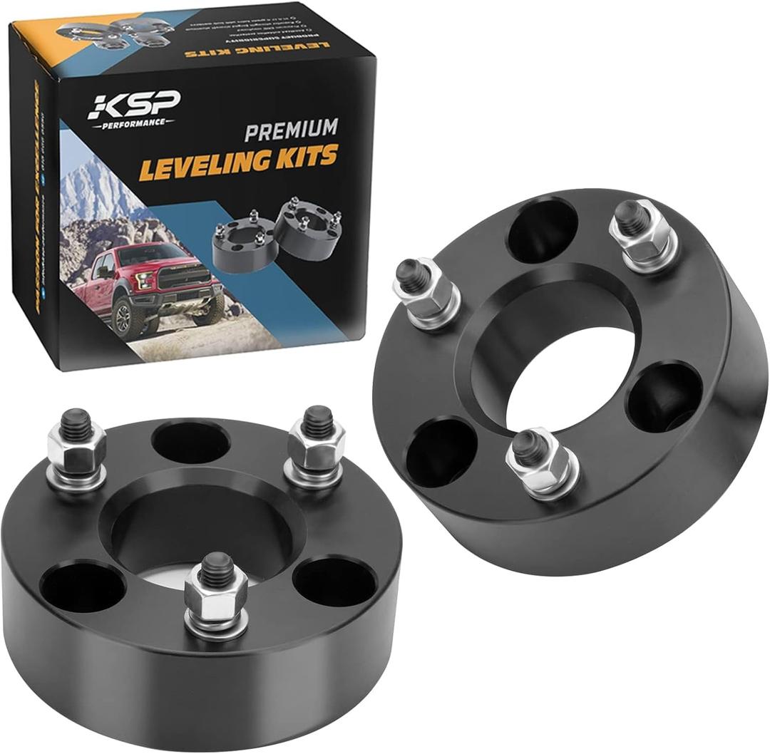 KSP 2.5" Leveling Kit for Ram 1500 - 2.5 Inch Front Lift, Aluminum CNC Strut Spacers