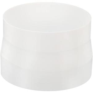 PATIKIL 7" to 6" Duct Reducer, ABS Ducting Airflow Tube Increaser Adapter Pipe Fitting for HVAC Heating Cooling Air Ventilation Systems
