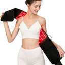 USUIE Red Light Therapy Belt, Infrared Light Therapy Wrap Red Light Therapy Device for Body with Timer for Back Shoulder Waist Muscle Relief for Gift Women Men Gift