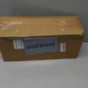 Handbanary Paper Rope Toilet Paper Basket for Back of Toilet, Scalloped Edge Basket for Toilet Tank Top with Handles, Wove Storage Basket for Home Decor Bathroom Bedroom Living Room Countertop, Green