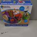 Learning Resources Create a Space Storage Center - Toy Desk Organizer, Classroom Workspace Must Haves, Homeschool Organization, Arts & Crafts , Caddy, Office & Teacher Supplies