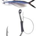 7 x Premium Live Bait Hooks for Large Fish  High-Strength Carbon Steel, Unique Live Bait Lock Design, Corrosion-Resistant, Perfect for Saltwater & Freshwater Fishing. (small)