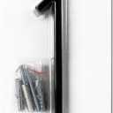 Black House Numbers - 5 Inch Modern Floating Address Numbers For Houses Rust Proof Zinc Alloy Easy To Install High Gloss Black Number 1