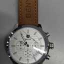 BENYAR Quartz Chronograph Waterproof Watches Business and Sport Design Leather Band Strap Wrist Watch for Men