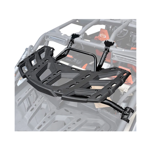 Pivoting Rear Rack Kit with Gas Strut for Can Am Maverick X3 MAX 2017-2025 Accessories, Spare Tire Cargo Luggage Support Cooler LinQ Pivoting Rear Rack Replace OEM #715002881,715003439
