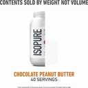 Isopure Low Carb 100% Pure Whey Isolate Protein Powder, Lactose Free, Gluten Free, With Vitamins, Chocolate Peanut Butter, 25g Protein Per Serving, 3 Lbs, 40 Servings (Packaging May Vary) (EXP 09/10/27)