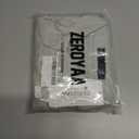 ZEROYAA Men's Linen Shirts Short Sleeve Summer Casual Button Down Beach Shirt with Pocket (Gray, L)